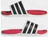 Adidas Adilette Comfort Slides 2.0 crystal white/core black/lucid red