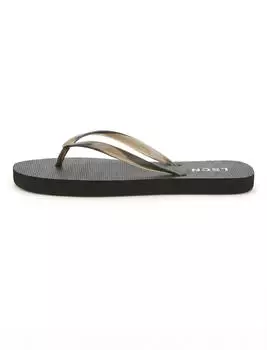 Lascana Flip-Flops with water-repellent and lightweight sole VEGAN schwarz