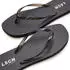 Lascana Flip-Flops with water-repellent and lightweight sole VEGAN schwarz