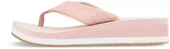 O'Neill Agate Women Semi-Wedge Flip Flops frosty green