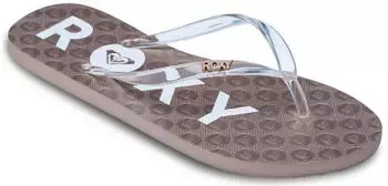 Roxy Viva Jelly Flip Flops white/champagne