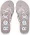 Roxy Viva Jelly Flip Flops white/champagne