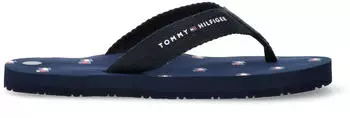Tommy Hilfiger Pool Slides Toe Separator with Toe Post blau