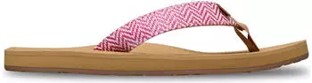 Roxy Porto Raffia Sandal raspberry