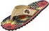 Gumbies Original Islander denim hibiscus/beige