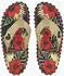 Gumbies Original Islander denim hibiscus/beige