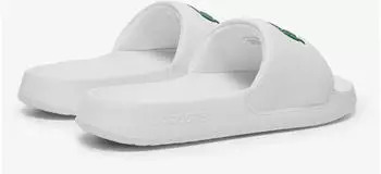 Lacoste Slides wei&szlig;/gr&uuml;n