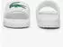 Lacoste Slides weiß/grün