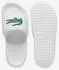 Lacoste Slides weiß/grün