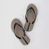 Ipanema RIO Toe Separator with Profiled Outsole, with Rubber Outsole schwarz/beige