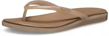 Crocs Miami Jelly Round Toe Flip chocolate jelly