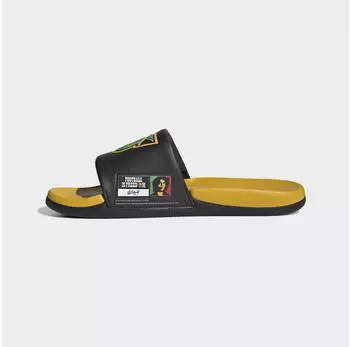 Adidas Adilette Comfort 2.0 Jamaica (JS4976) core black/pure ruby/cloud white
