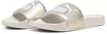 Puma Leadcat 2.0 Metallic Whisper Slides puma gold/puma white/warm white