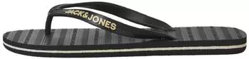 Jack & Jones Logo Flip Flops schwarz