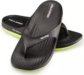 Aqua Speed Badesandalen schwarz Alcano