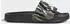 Adidas ADILETTE SHOWER LOGO KIDS SANDAL core schwarz/chalk weiß/tent grün