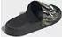 Adidas ADILETTE SHOWER LOGO KIDS SANDAL core schwarz/chalk weiß/tent grün