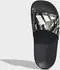Adidas ADILETTE SHOWER LOGO KIDS SANDAL core schwarz/chalk weiß/tent grün