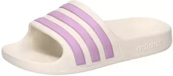 Adidas Adilette Aqua Slides Kids beige/off white/bliss lilac – Rutschfeste Sohle gibt Halt in Nassbereichen
