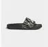 Adidas ADILETTE SHOWER LOGO KIDS SANDALE core schwarz/chalk weiß/tent grün