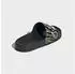 Adidas ADILETTE SHOWER LOGO KIDS SANDALE core schwarz/chalk weiß/tent grün
