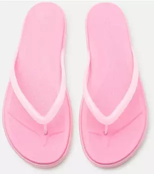 Crocs Miami Jelly Round Toe Flip pink lemonade jelly