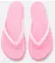 Crocs Miami Jelly Round Toe Flip pink lemonade jelly