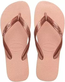 Havaianas Top Tiras / Top Logo Metallic ballet rose