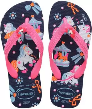Havaianas Baby Peppa Pig Flip Flops navy blue/pink
