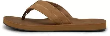Marc O'Polo Pasquale Flip Flop with Decorative Stitching hellbraun
