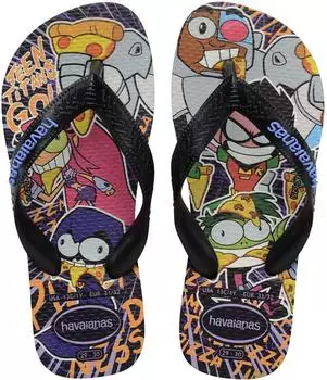 Havaianas Kids Top Warner Unisex FlipFlop schwarz/blau