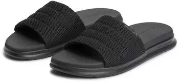 Tommy Hilfiger Dual Density Textile Pool Slide schwarz