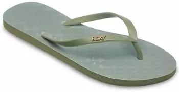 Roxy Viva Iridescent Sandal oil green