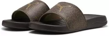 Puma POPCAT 20 FELINE Bath Sandal soft taupe/chocolate fondue/PUMA gold