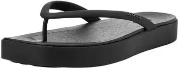Crocs Miami Flatform Flip schwarz