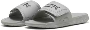 Puma ROYALCAT COMFORT 2 Bath Sandal with SOFTRIDE Cushioning gray echo/puma black
