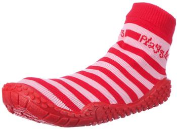 Playshoes Aqua-Socke Streifen rosa/rot