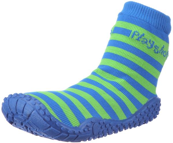 Playshoes Aqua-Socke Streifen blau/grün