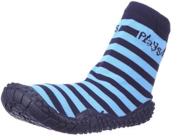 Playshoes Aqua-Socke Streifen marine/hellblau