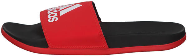 Adidas Adilette Cloudfoam Plus Logo Slides active red/cloud white/core black