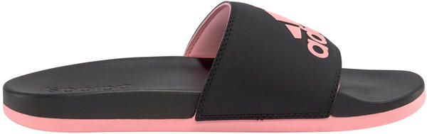 Adidas Comfort Adilette Damen Cloudfoam plus Logo core black/glory pink/core black