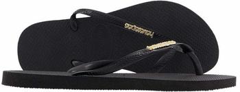 Havaianas Slim Logo Metallic black/gold