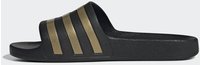 Adidas Adilette Aqua Slides core black/gold metallic/core black