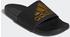 Adidas Adilette Cloudfoam Plus Logo Slides core black/gold metallic/core black