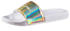 Tommy Hilfiger Metallic Signature Logo Slides (FW0FW05730) white
