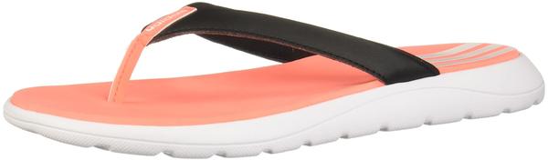 Adidas Comfort Flip Flops Women core black/cloud white/signal coral
