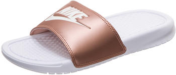 Nike Benassi JDI Women (343881) white/white/metallic red bronze