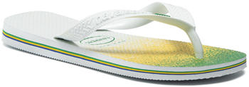 Havaianas Brasil white/yellow/green