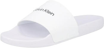 Calvin Klein Pool Slide Logo Slippers (HM0HM00455) white