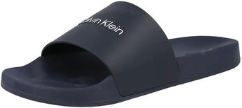 Calvin Klein Pool Slide Logo Slippers (HM0HM00455) navy